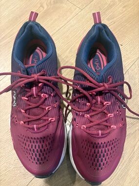 Ryka Women's Burgundy and Navy Athletic Sneakers